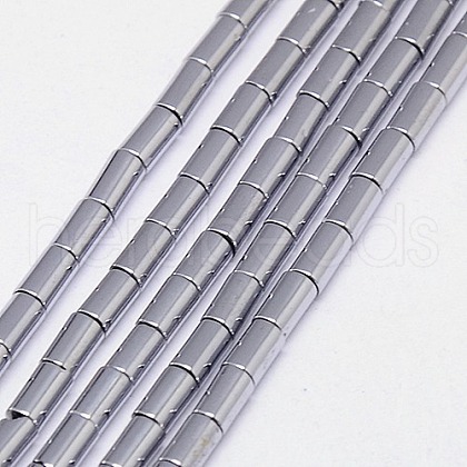Electroplate Non-magnetic Synthetic Hematite Beads Strands G-J162-B-05-1