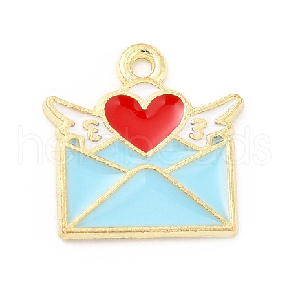 Alloy Enamel Pendants ENAM-D041-05B-1