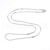 Non-Tarnish 304 Stainless Steel Boston Link Chain Necklaces NJEW-L173-003-P-2