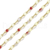 Rack Plating Brass Dapped Chains AJEW-Q153-03G-10-1