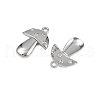 304 Stainless Steel Pendants STAS-D363-08P-2