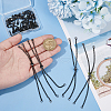 10Pcs 304 Stainless Steel Curb Chain Slider Bracelet Makings AJEW-UN00019-4