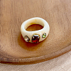 1Pc Resin Finger Rings WGB7912-02-1