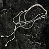 Stainless Steel Snake Chain Slider Lariat Necklaces for Women FS-WG85452-01-3