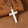 Stainless Steel Cross Pendant Necklaces CL9697-2-1