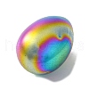 Mother's Day Gifts Electroplated Synthetic Non-Magnetic Hematite Palm Stones G-H021-03-3
