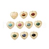 Natural & Synthetic Gemstone Mixed Gemstone Pendants STAS-J400-03G-1