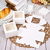 Square Paper Biscuit Boxes with Square Clear Window CON-TAC0001-12B-01-5