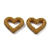 Heart Shape Polymer Clay Rhinestone Beads CLAY-NH0001-09A-04-1