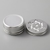 Aluminium Shallow Round Candle Tins AJEW-WH0312-59E-3