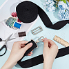 5 Yards Polycotton Ribbon OCOR-WH0045-24A-3