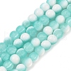 Frosted Crackle Glass Beads Strands X1-GLAA-U001-6mm-M02-1