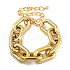 Chunky Aluminum Cable Chain Necklaces for Women NJEW-K261-01A-G-2
