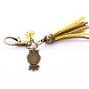 GOMAKERER Blank Owl Pendant Making Kit DIY-GO0001-73-6