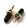 Natural Obsidian Pendants G-K329-67G-3
