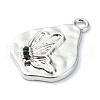 Rack Plating Alloy with Rhinestone Pendants FIND-Z051-02P-01-2