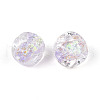 Handmade Foil Lampwork Beads FOIL-T007-02E-3