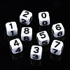 Opaque Acrylic Beads SACR-S273-42-2
