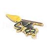 Alloy Enamel Pendants ENAM-M044-09LG-B-2