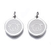 Non-Tarnish 304 Stainless Steel Charms STAS-N097-223P-1