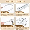 BENECREAT 20Pcs Iron Boning FIND-BC0013-86A-4