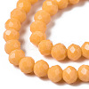 Opaque Solid Color Glass Beads Strands EGLA-A034-P2mm-D21-3