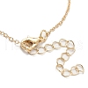 3Pcs Alloy Rhinestones Anklets AJEW-S083-01G-06-4