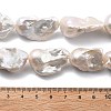 Natural Nucleated Pear Beads Strands PEAR-B004-15N-05A-02-5
