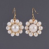 Brass Dangle Earrings EJEW-JE03073-2