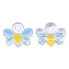 Transparent Acrylic Enamel Beads TACR-N012-007A-1