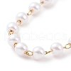 Round Plastic Imitation Pearl Beaded Bracelets BJEW-E054-08G-3