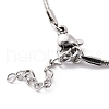 304 Stainless Steel Round Snake Chain Bracelets STAS-B021-19B-P-3