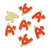 Study Theme Alloy Enamel Pendants ENAM-CJC0006-55B-2