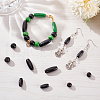   480Pcs 4 Style Dyed Natural Wood Beads WOOD-PH0002-42-7