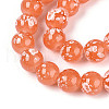 Baking Paint Glass Beads Strands DGLA-N015-10mm-04-3