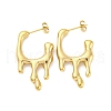 304 Stainless Steel Stud Earrings EJEW-B108-16G-4
