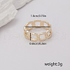 Alloy Curb Chain Finger Rings for Women Party Accessory Gift BY9715-4-1