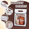 Folding Paper Gift Bags with Window ABAG-WH0045-20A-5