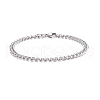 Non-Tarnish 304 Stainless Steel Curb Chains Bracelet for Men Women BJEW-JB07984-1