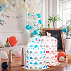 2Pcs 2 Colors Christmas Rectangle Plastic Elephant Print Gift Storage Big Bags ABAG-WH20010-07-4