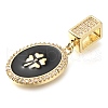 Brass Micro Pave Cubic Zirconia Pendants KK-S049-01G-A-2