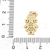 Brass Micro Pave Cubic Zirconia Pendants KK-I723-33G-3