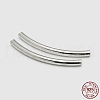 Tube 925 Sterling Silver Beads STER-O021-03-31x2mm-3