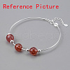 925 Sterling Silver Bangles BJEW-G681-01A-S-5