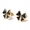 Bowknot Golden Ion Plating(IP) 304 Stainless Steel Stud Earrings for Women EJEW-L287-041G-01-1