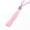 Tassel Pendant Necklaces NJEW-P191-A08-2