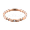 Crystal Rhinestone Simple Thin Finger Ring RJEW-N043-33RG-2