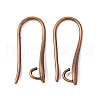 Brass Earring Hooks for Earring Designs X-KK-M142-02-RS-2