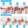  Plastic & Iron Fabric Tube Turner & Elastic Manual Rope Threaders DIY-NB0010-25-7