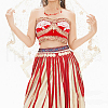 Ethnic Style Embroidery Rhombus Polyester Ribbon OCOR-WH0078-237-1-6